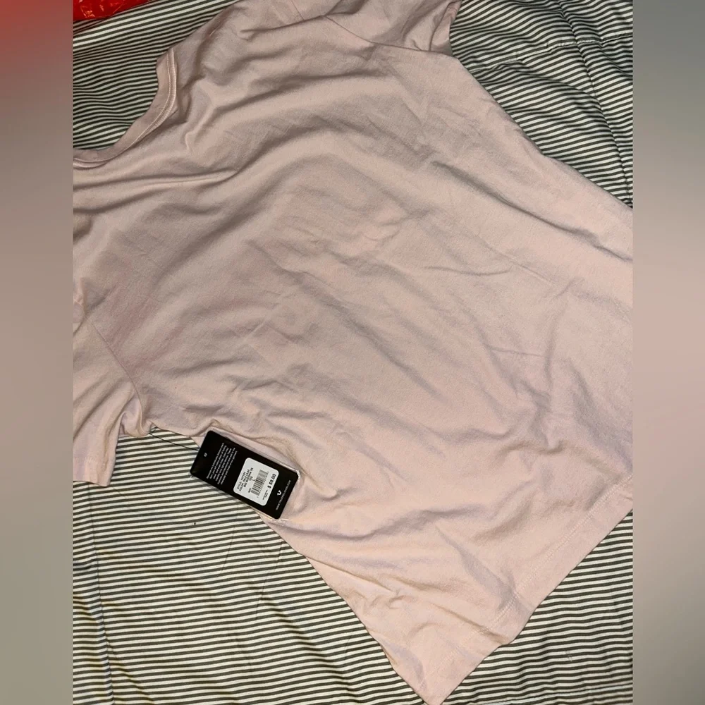True Religion Pink Graphic Logo Short Sleeve Tee
